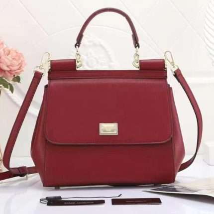 Dolce Gabbana Bag Maroon 25x13x22cm