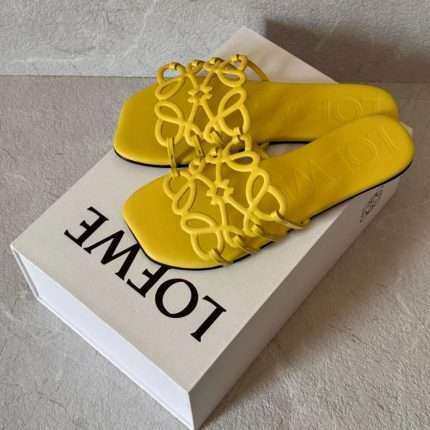 LOEWE’s Leather Petal Anagram Yellow
