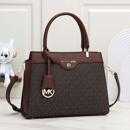 Michael Kors Bag Dark Brown Monogram 27.5*9*21CM