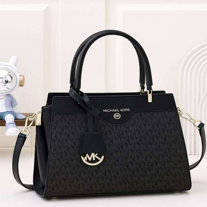 Michael Kors Bag Black Monogram 27.5*9*21CM