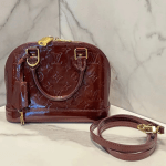 Louis Vuitton Alma Luxury Bag 23cm Patent Leather