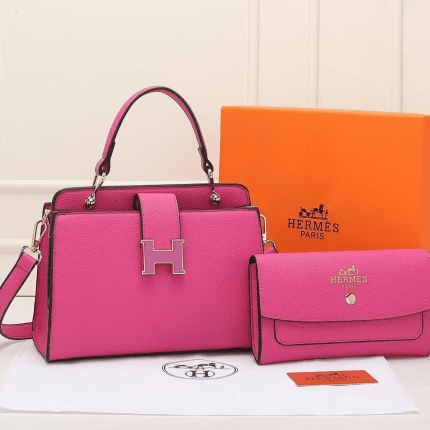Hermes 25cm Pink Togo Leather Bag