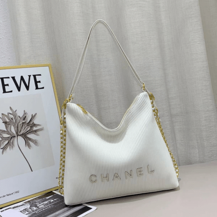 Chanel White Shoulder Bag