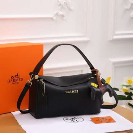 Messenger Hermes Bag Black