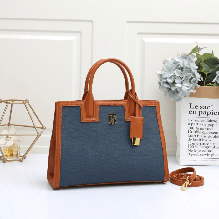 Mini Frances Tote Bag in Cotton Canvas 33x11x23cm