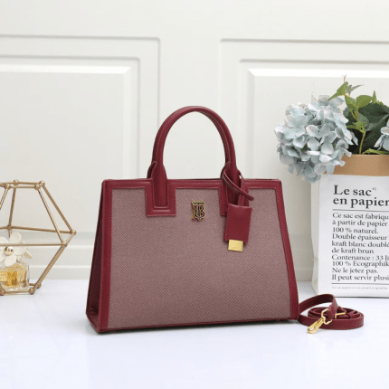 Mini Frances Tote Bag in Cotton Canvas 33x11x23cm