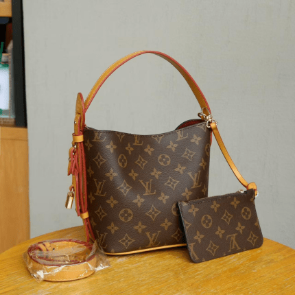 LV All In BB Bucket Bag Monogram Texture & Top Handle