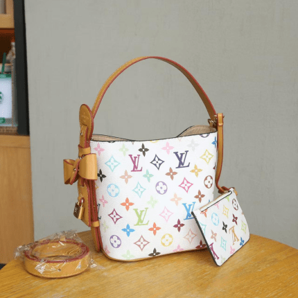 LV All In BB Bucket Bag Monogram Texture & Top Handle