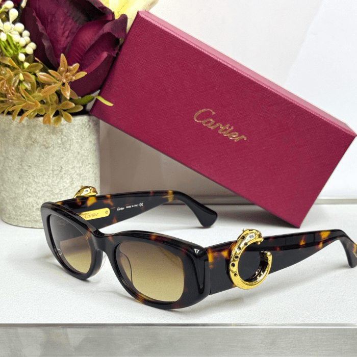 Cartier Panther Sunglasses in Recycled Acetate