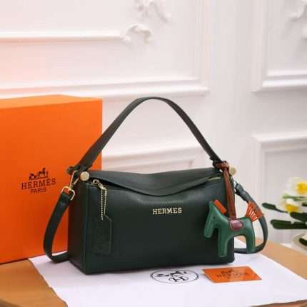 Fashion Hermes Messenger Bag Green