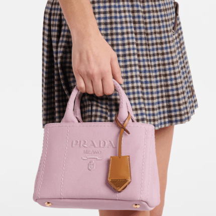 Prada Mini canvas shoulder bag 26x19x16cm