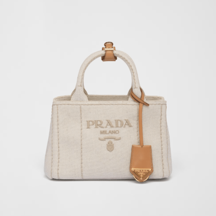 Prada Mini canvas shoulder bag