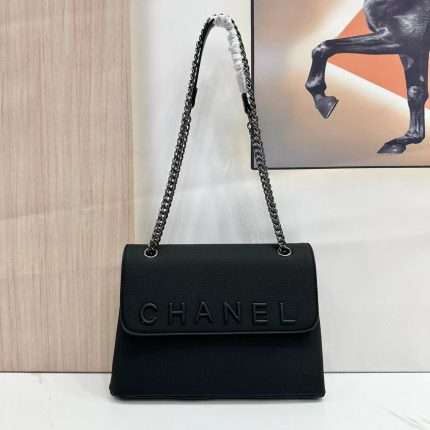 Chanel Chain Shoulder Bag 26cm Black