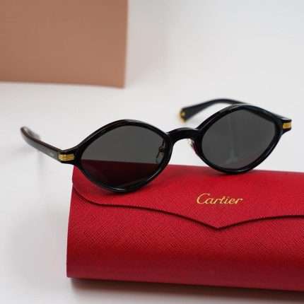 Cartier Women's Sunglasses Almond Black