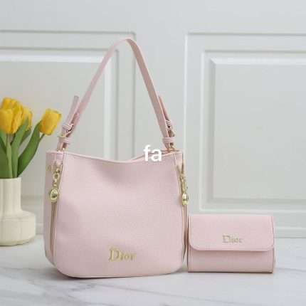 Dior Purse Shoulder Bag 27x10x23cm Pink