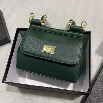 Dolce & Gabbana Sling Hand Bag 20cm Green