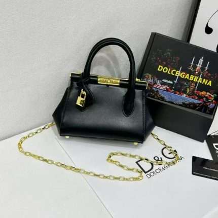 Dolce & Gabbana Mini Top Handle Bag 24x8x15cm Black
