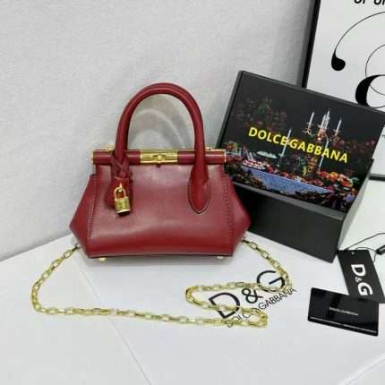 Dolce & Gabbana Mini Top Handle Bag 24x8x15cm Red