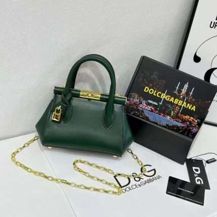 Dolce & Gabbana Mini Top Handle Bag 24x8x15cm Green