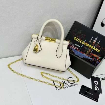 Dolce & Gabbana Mini Top Handle Bag 24x8x15cm White
