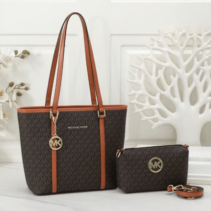 Michael Kors Tote Shoulder Bag 27.5X12X26cm Brown