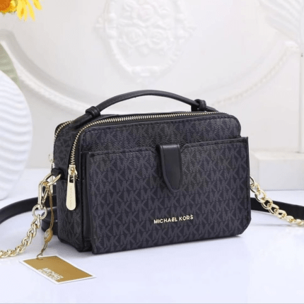 Michael Kors Crossbody Sling Bag 22cm Black