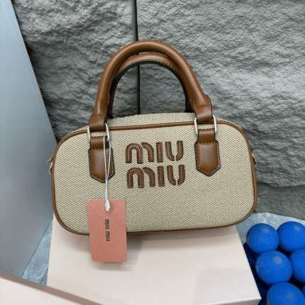 Miu Miu Shoulder Hand Bag 23x12x8cm Brown